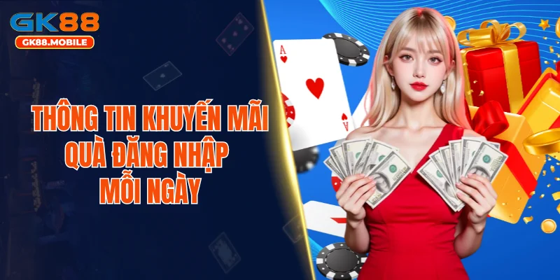 Thông tin cơ bản về khuyến mãi quà đăng nhập mỗi ngày